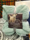 Macaron double layer lamb velvet blanket thickened single and double blanket coral velvet blanket winter