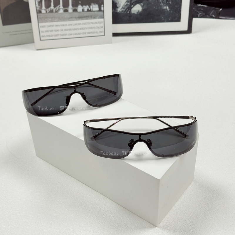 New Cyberpunk One-Piece Sunglasses for Women, Yang Shulin Headband Sunglasses, Uv Protection Outdoor Glasses 807