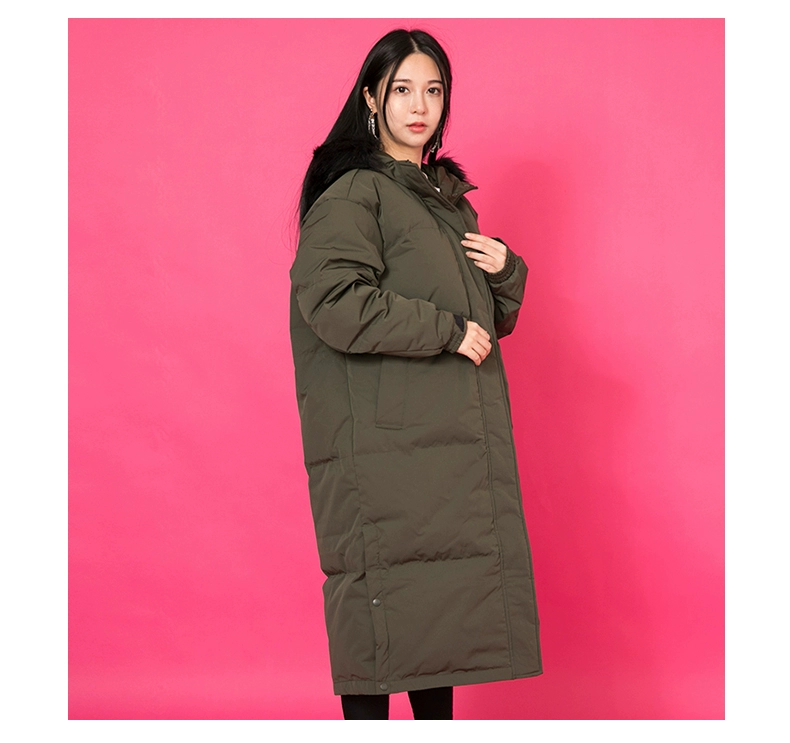 Adidas down jacket nữ dài phần 2018 mùa đông mới ấm áp áo khoác ngoài trời chống gió CY8633 4