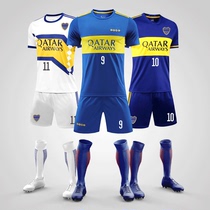 21-22 Boca Jersey home and away short sleeves No. 10 Tevez 11 Salvios uniforms