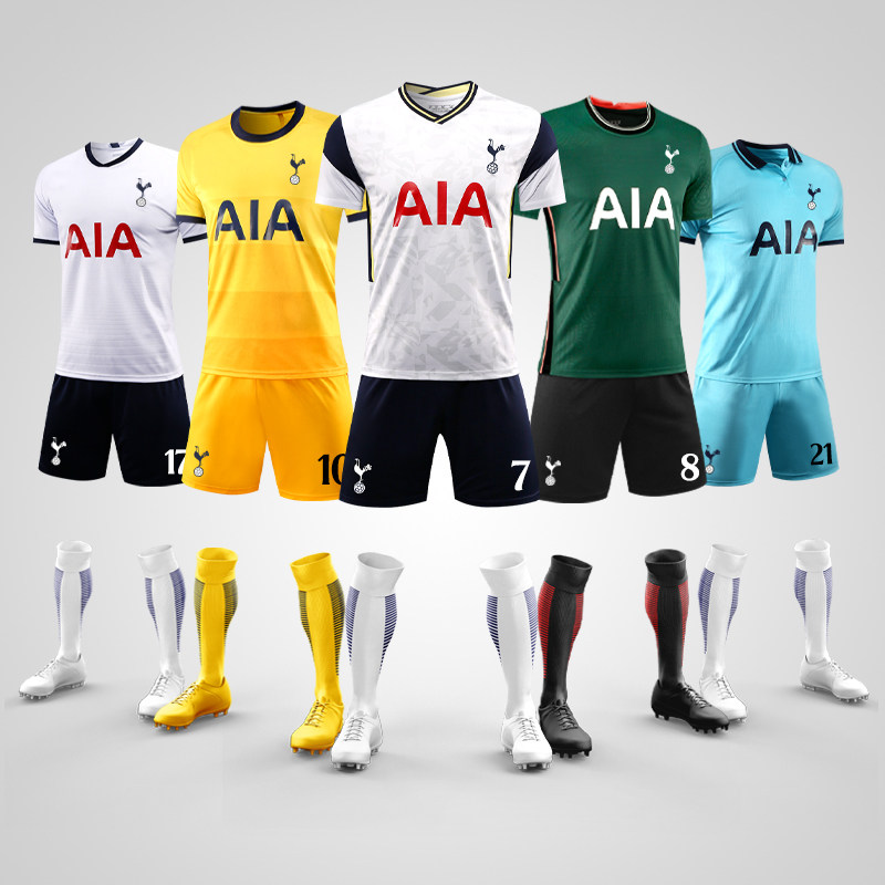 20-21 Tottenham Hotspur jersey adult children's suit personality custom star number printed training appearance suit
