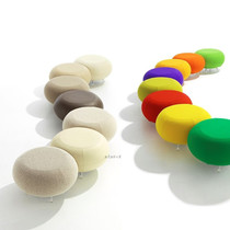 Fashion cobblestone fabric combination seat designer casual Stool characteristic round sofa Stool Pebble Stool