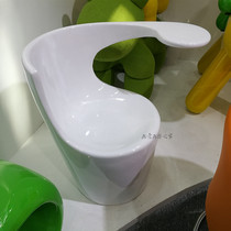 Modern personality one-piece table and chair creative furniture Single coffee lounge chair with small desktop multi-function chair saves space