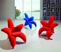 Art Flower Chair Alien Five Claw Chair Home Lazy Sofa Chair Hotel Lobby Sales Office Reception Chair