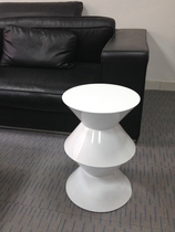 Featured creative Nordic sofa side bench double use casual FRP shoe bench art design bedside round table