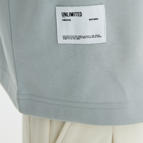 Летняя тонкая быстросохнущая шелковая дышащая футболка с коротким рукавом, свободный крой, короткий рукав