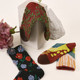 ຫຼິ້ນ socks ແມ່ຍິງແບບເກົາຫຼີຂອງຖົງຕີນຍາວ Retro ຕົ້ນສະບັບດອກ Embossed ຂະຫນາດກາງ socks ວິທະຍາໄລຄົນອັບເດດ: Socks ກ່ອງຂອງຂວັນ