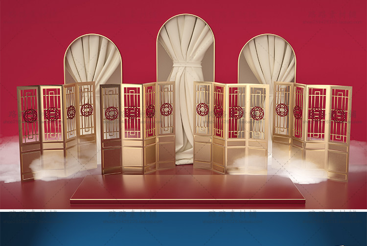 模型-C4D国潮场景模型精选集，110个C4D文件+PSD文件+JPG预览图插图46小新卖蜡笔