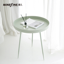 Maifan simple bedroom living room modern round mini sofa Small coffee table Mobile side a few corners a few tables