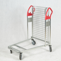 Ming Ye supermarket management truck mesh basket car large shopping cart Mobile warehouse picking truck grid e-commerce trolley
