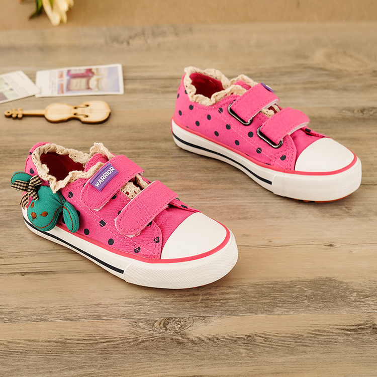 Chaussures de tennis enfants en toile WARRIOR totem pour printemps - semelle caoutchouc - Ref 987341 Image 59