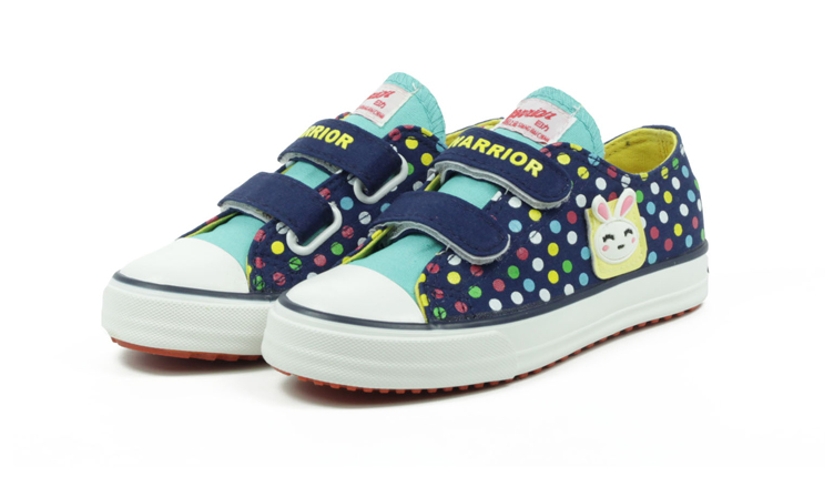 Chaussures de tennis enfants en toile WARRIOR totem pour printemps - semelle caoutchouc - Ref 987341 Image 166