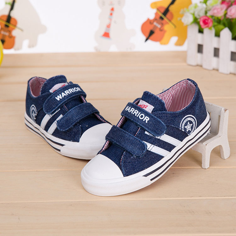 Chaussures de tennis enfants en toile WARRIOR totem pour printemps - semelle caoutchouc - Ref 987341 Image 36