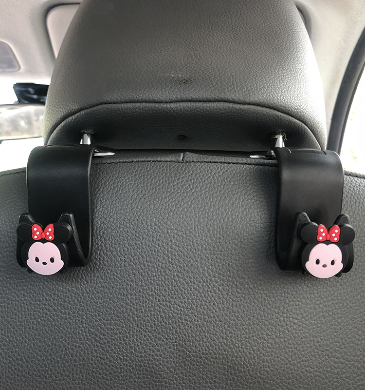 Car Interior Pint Chair Backrest Hook In-car Multifunction Hook Cute Cartoon Caravan Accessories Multifunction Practical Supplies Women