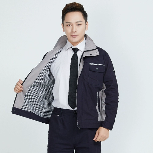 Хлопковый лонгслив, осенний износостойкий комбинезон подходит для мужчин и женщин, увеличенная толщина, делается под заказ