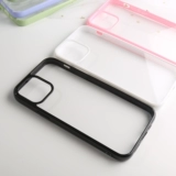 Apple 13Pro мобильный телефон Case iPhone12-X-XS жесткий нижний мягкий край мягкий край ручной работы ручной работы прозрачный материал