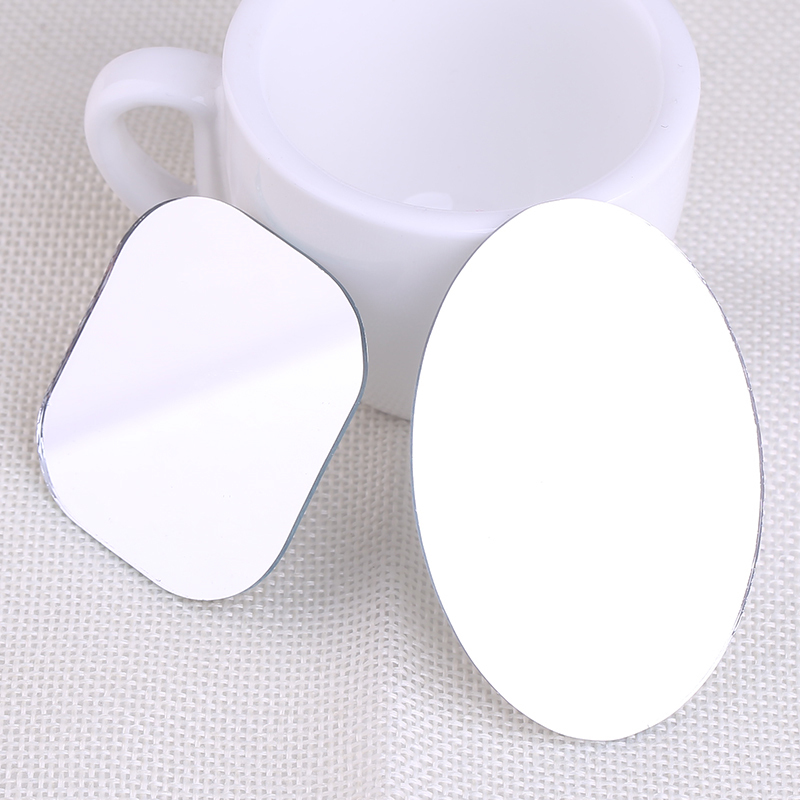 Day Ensemble Barbie Diy Mirror Cream Mobile Phone Protection Shell Material Beauty DIY Ornament Accessories Elliptical Positive Square Glass Lenses