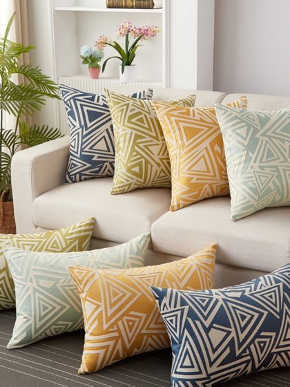 沙发抱枕简约客厅靠垫办公室酒店床头大靠背垫可拆洗靠枕套定做