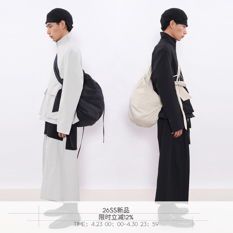 [Sage] 7440 37 1 Ss26 Bubble Texture Three-Dimensional Pocket Three-Color Silhouette Jacket