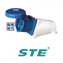 Santai industrial socket ST-133 63A single phase three wire open industrial socket three core 220V waterproof socket