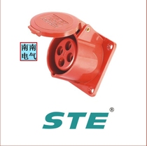 Santai ST-324 waterproof industrial socket Concealed straight socket four-core 32A IP44 380V-415V