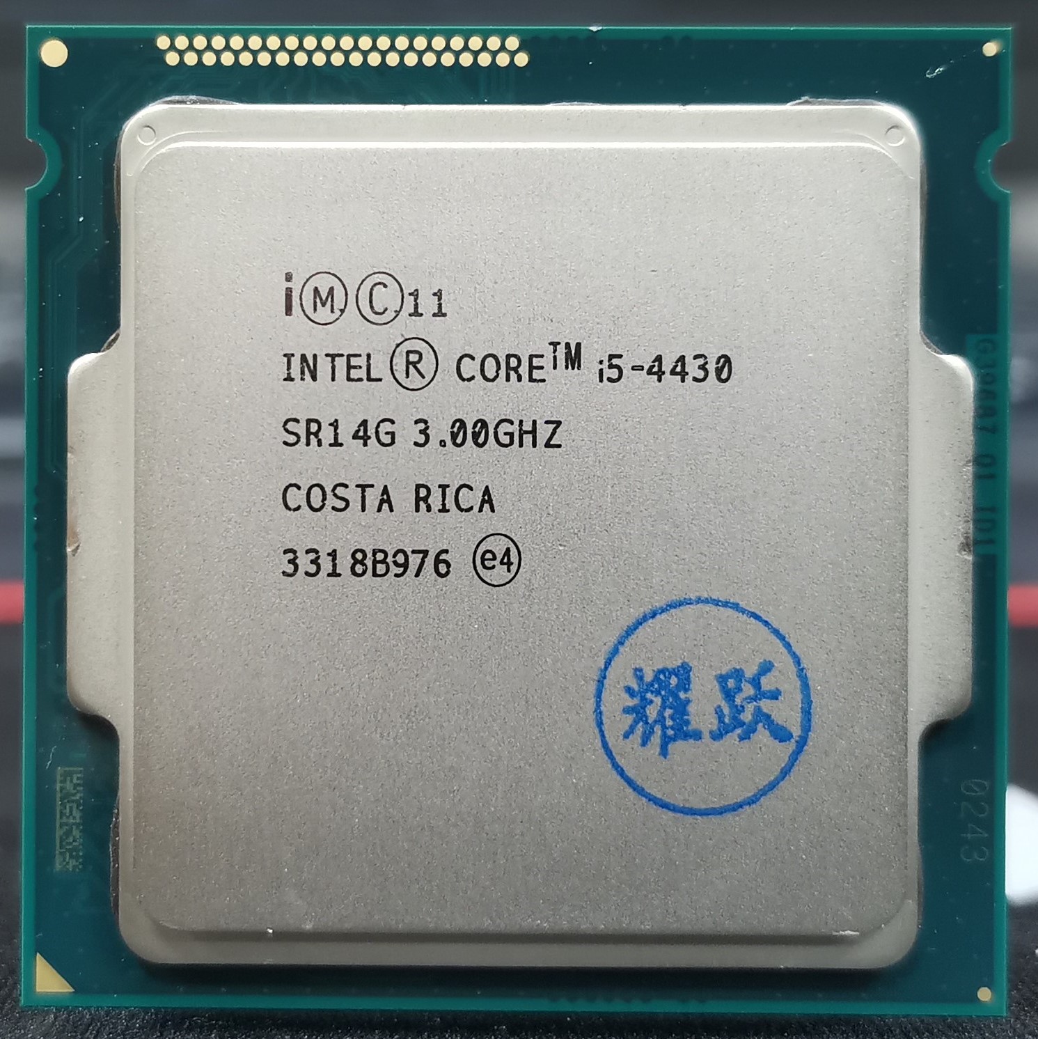 Intel Core quad core I5 - 4430 LGA 1150 needle bulk CPU is warranted for one year