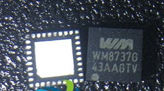 WM 8737G QFN New Original One Start - off Can be shot straight