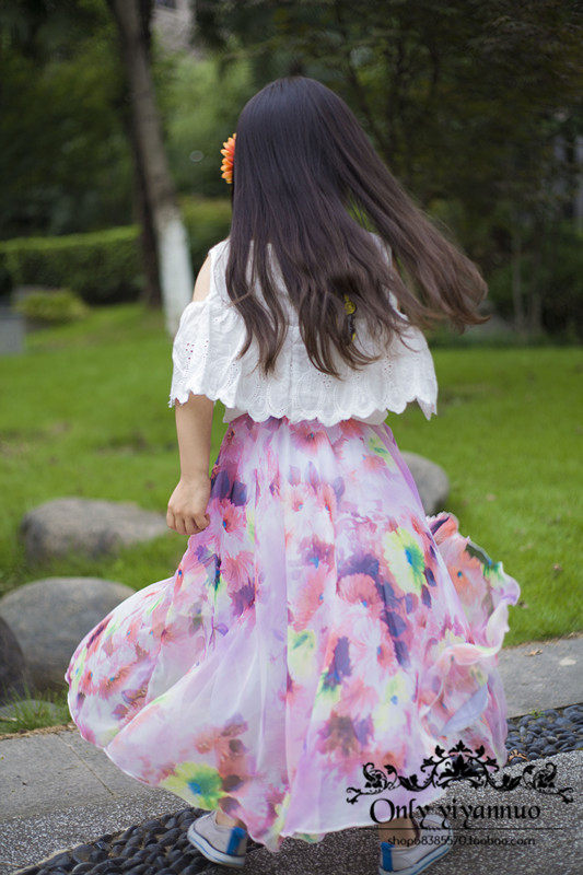 Jupe fillette en polyester - Ref 2051792 Image 46