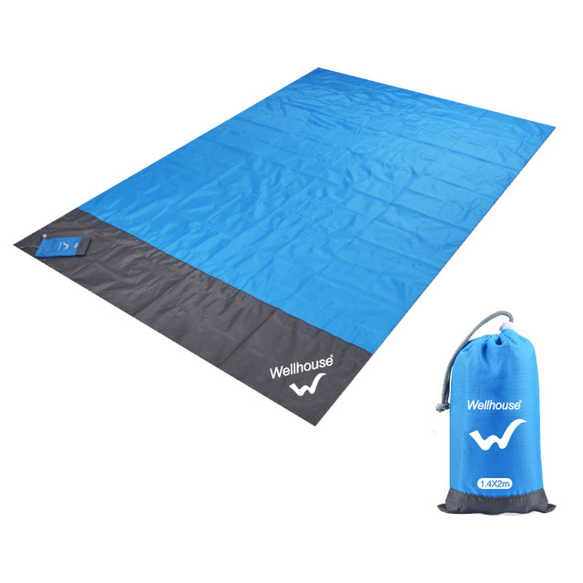 ຜ້າປູພື້ນ Picnic Outdoor mat moisture-proof mat portable lightweight folding waterproof picnic beach mat camping lawn mat