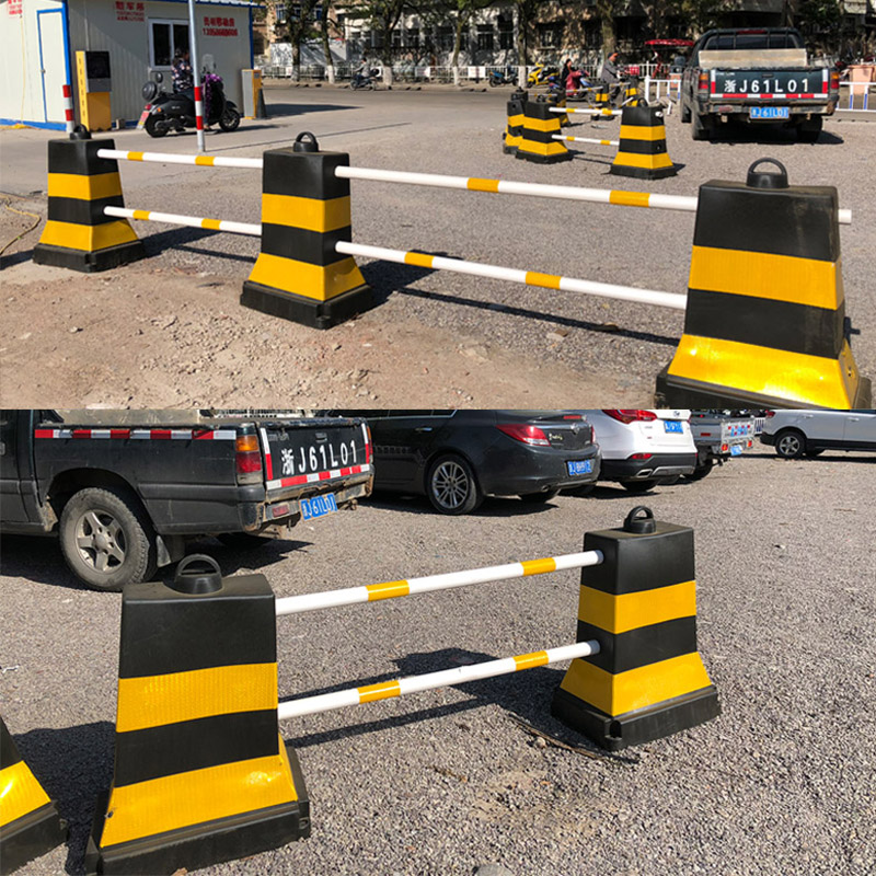 Rubber road isolation pier guardrail fence warning reflective plastic water horse traffic facilities highway fence anti-collision barrel