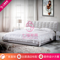 Qifu Hotel standard room square bed theme hotel Electric bed Creative couple double fun bed Constant temperature water bed