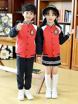 School uniform Primary school sports clothing Kindergarten garden clothes Spring and autumn and winter Korean children's suit Baseball suit class suit suit