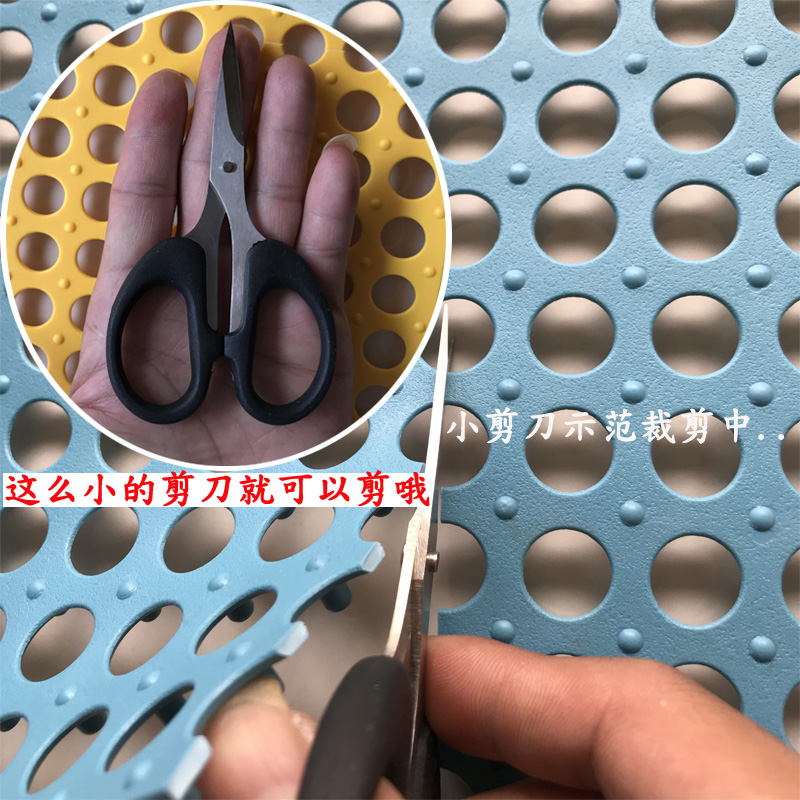 Dày PVC chống thấm nước thảm chống trượt cao su nhà bếp nhà bếp làm việc thảm phòng tắm nhà vệ sinh cống mat thảm bếp