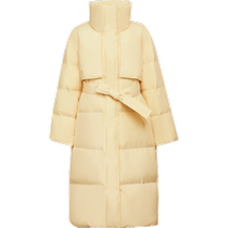 DEEP BREATH Take a deep breath my brother is really good. Long bread down jacket (with belt) A400831