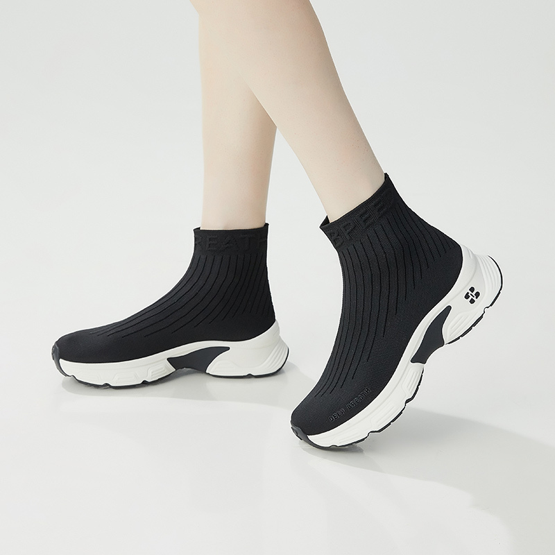 Deep Breath Deep Breath Women's Shoes Casual Sports Slip-On Versatile Fly-Knit Shoes Ax12269