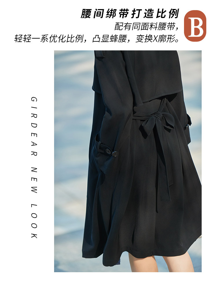 Trench pour femme GIRDEAR   en Polyester - Ref 3227114 Image 13