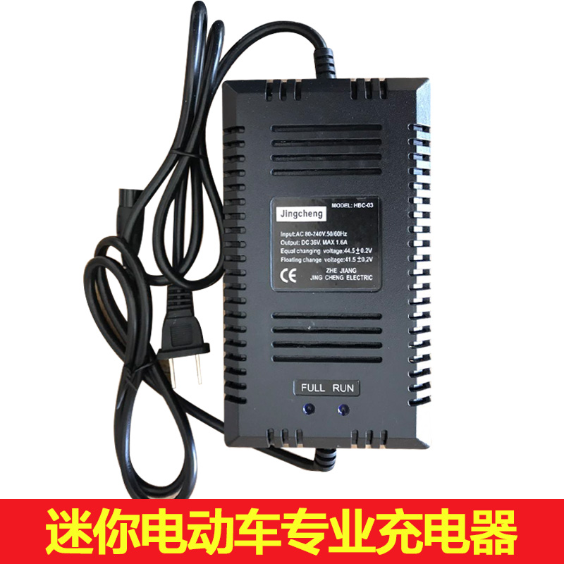 Mini electric scooter air mouth three-hole 24V36V small dolphin electric car lithium battery special charger