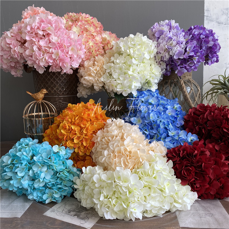 Emulated 5-head embroidered ball 480 petal encrypted and broken embroidered ball flower small petals wedding hall decoration home