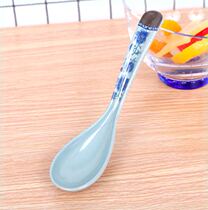 A5 melamine spoon long handle plastic hook spoon imitation porcelain ramen spicy hot spoon soup spoon commercial restaurant