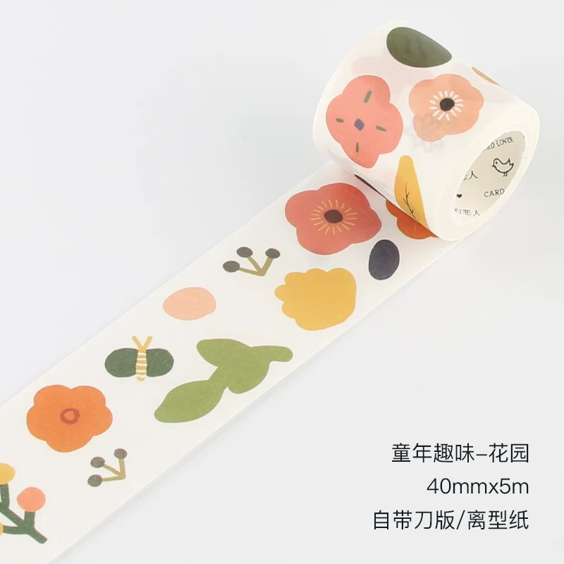 Подарочная детская лента для творчества Washi с вырубной геометрической линией соляной системы круглый ручной счётчик украшение стикер