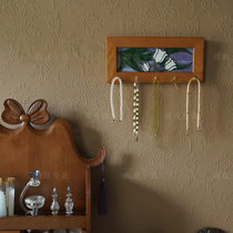 Lily of the Valley Key Hanger Guwojinwo home entry key hanging ornament door item storage light luxury solid wood living room