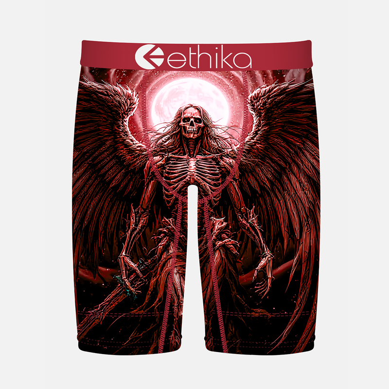 Ethika New Graffiti Print Quick-Drying Sports Underwear for Men, Elastic Five-Point Shorts, Trendy Foreign Trade Original Order