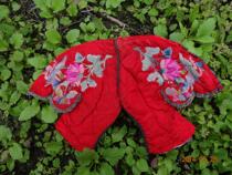 Hand embroidered Miao embroidery old embroidery ethnic embroidery pine peach * HM series embroidery flower clothes 300