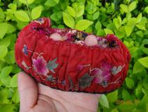 Handmade embroidery Miao embroidery old embroidery piece national embroidery pine peach embroidery * HM series embroidery piece 179