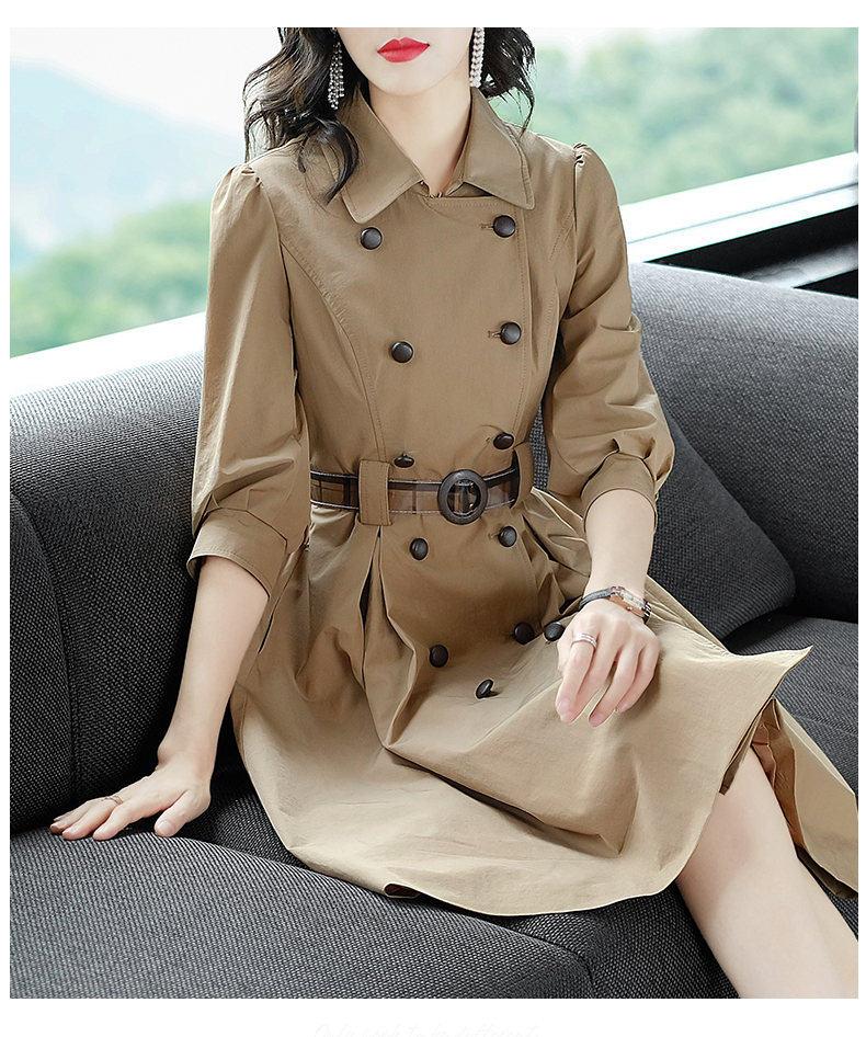 Trench pour femme LONYUASH    en Polyester - Ref 3227816 Image 18
