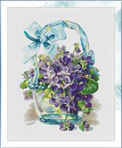 Cross-stitch source file Violet Basket not approved