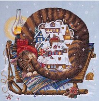 Cross stitch source file Merejka K-107 Comfortable winter