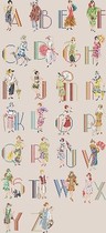 Cross stitch source file LPB fashion women’s alphabet drawing