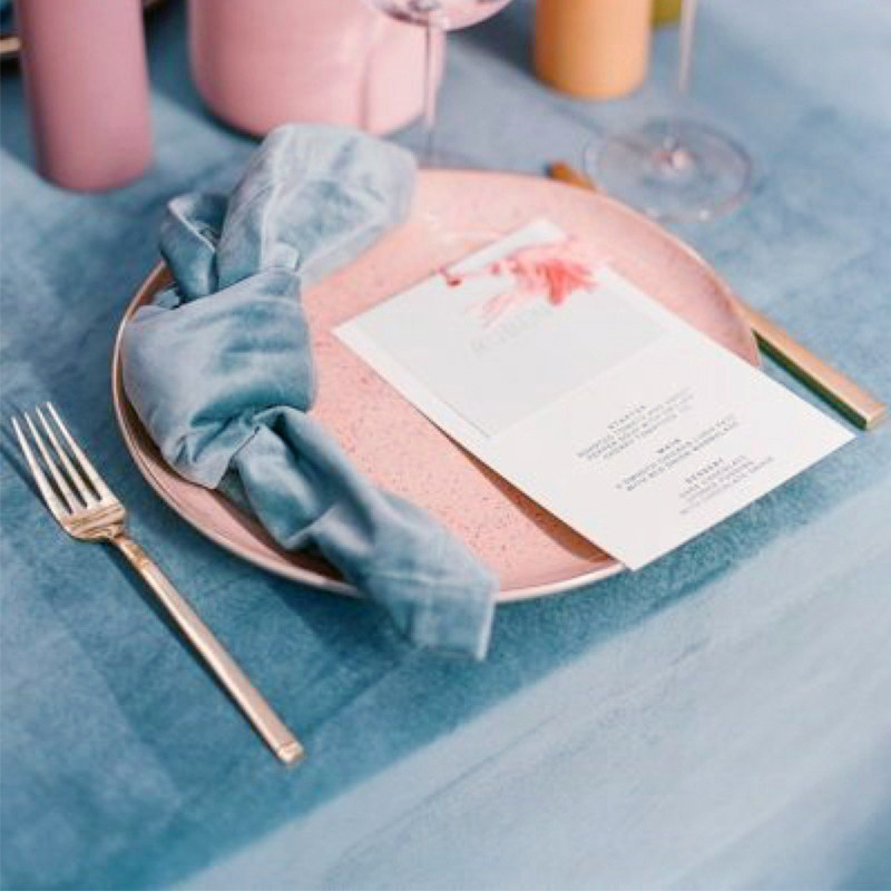 Light extravagant velvet tablecloth Nordic morandi colors table cloth pure color net red table cloth art home cover towels table cloth