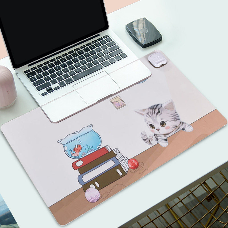 Computer Hand Warmer Desktop Heating Mat Office Mouse Heating Student Warm Desk Mat Blanket Electric Bench Board Warm Desk Treasure